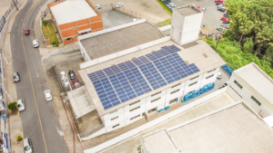 Energia Solar em Blumenau, na empresa Inácio Estamparia