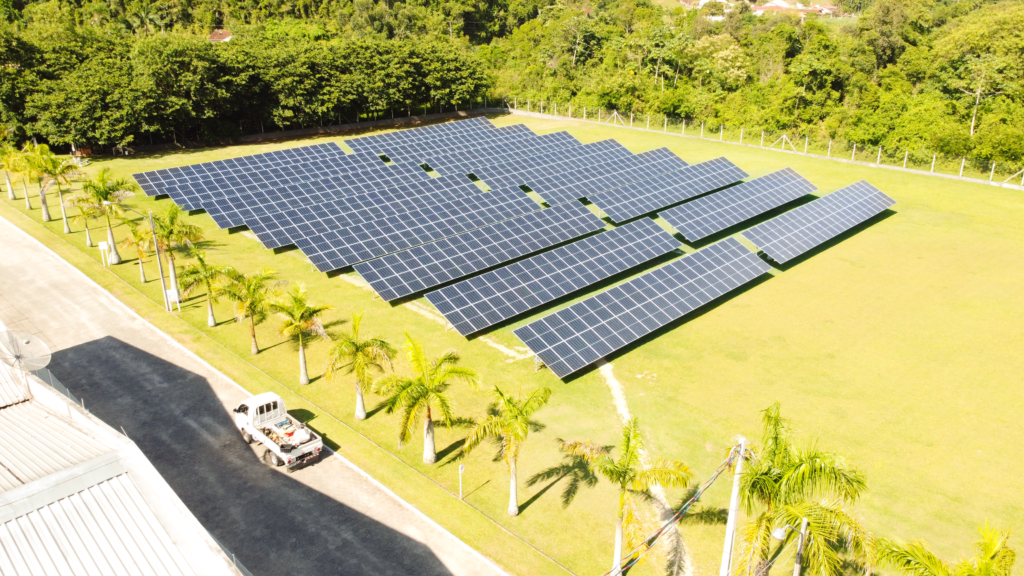 Energia Solar em Nova Trento, na empresa Metais Mondelli