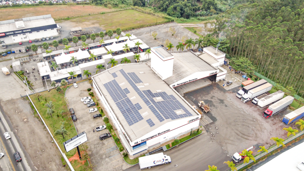 Energia Solar em Blumenau, na empresa RB Recapagens