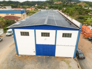 Energia Solar em Brusque, na empresa IK Têxtil
