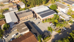 Energia Solar em Blumenau, na empresa Cristais di Murano