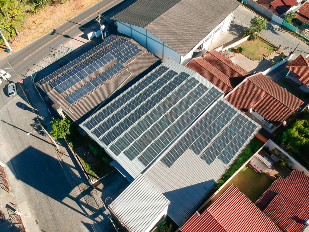 Energia Solar em Blumenau, na empresa GPM Têxtil